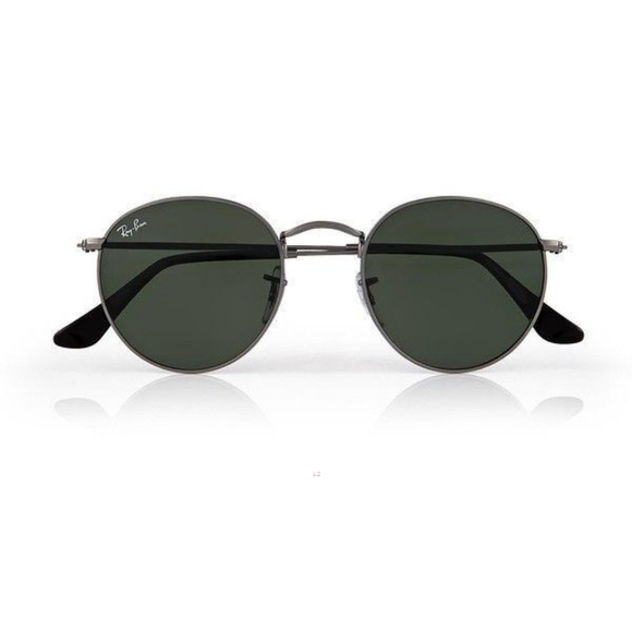 RayBan (Store Display) Round Metal All Black RB3447 - Picture 14 of 14